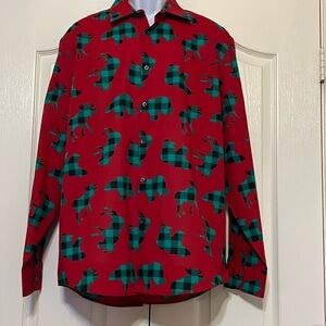 Men’s XL. North Pole Trading Company Holiday festive shirt.